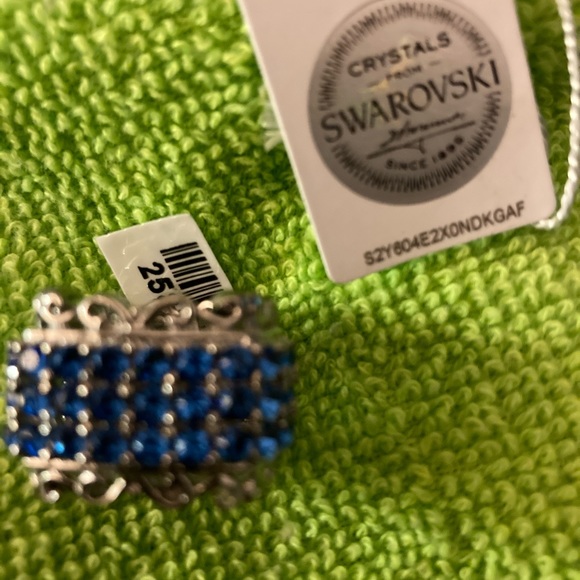 ❌❌Square Blue Filigree ring - Picture 4 of 4